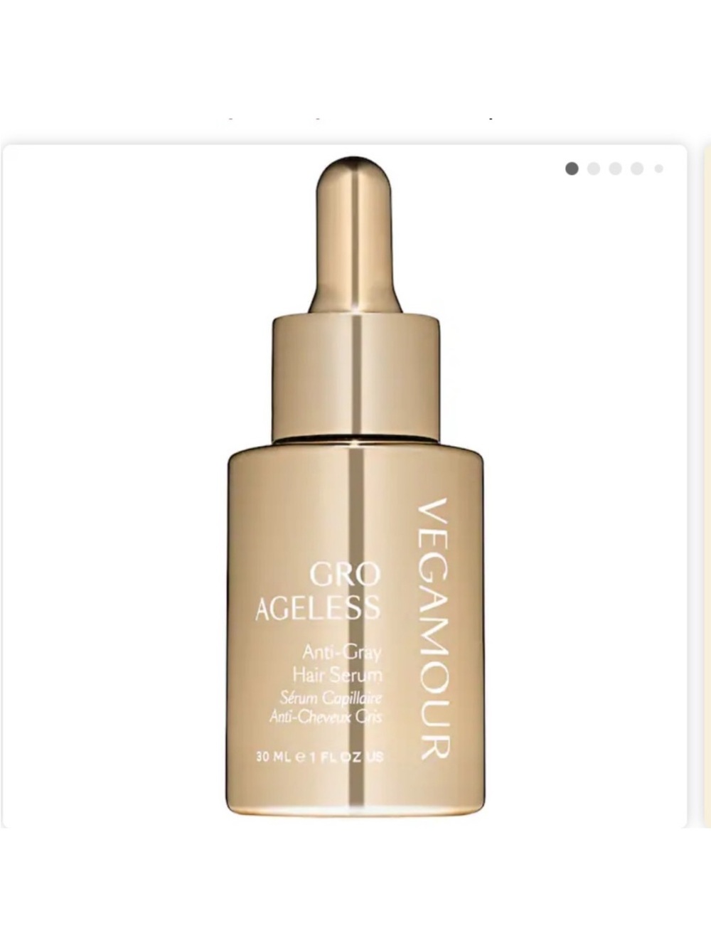 VEGAMOUR Gro Ageless Anti-Gray Hair Serum –